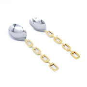 Kinor Decor Luxe Linked Stainless Steel Salad Server