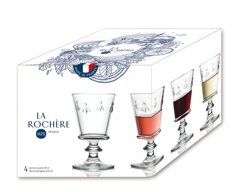 La Rochere NA La Rochere Bee Wine Glass Set-4