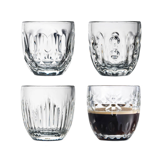 La Rochere NA La Rochere Troquet Assorted Espresso Cup Set -4