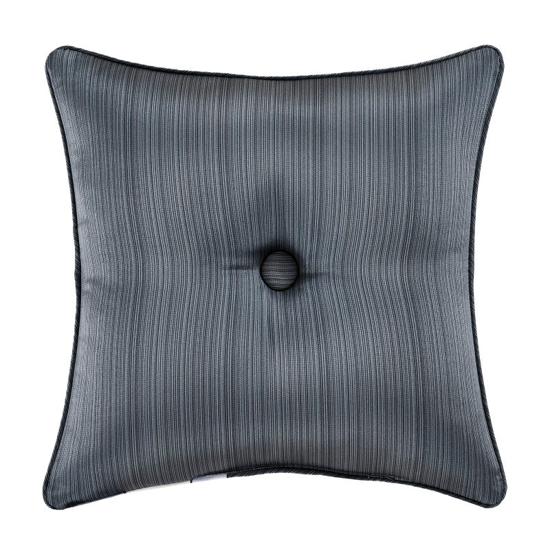 Leah 18" Square Embellished Decorative Throw Pillow