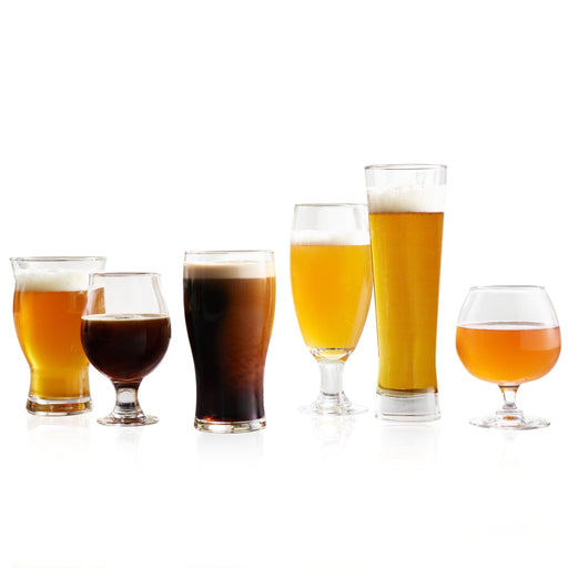 Libbey Beer Libbey Craft Brews Assorted Beer Glasses, Set of 6