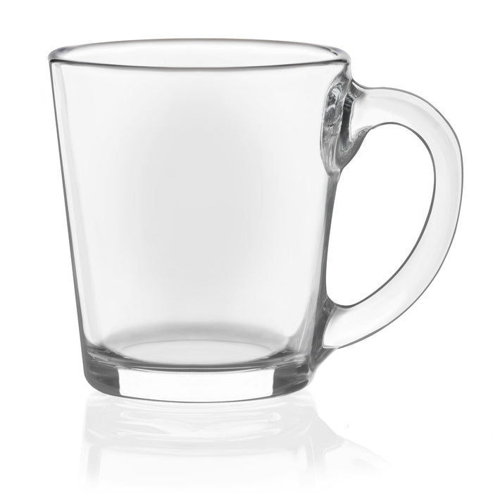 Libbey Beverageware Libbey All-Purpose Glass Mug Set, 13.5-ounce, Set of 12