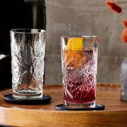 Libbey Beverageware Libbey Hobstar Cooler Glasses, 16-ounce, Set of 4