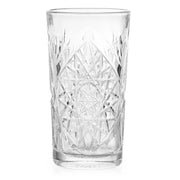 Libbey Beverageware Libbey Hobstar Cooler Glasses, 16-ounce, Set of 4