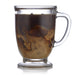 Libbey Beverageware Libbey Kona Glass Coffee Mugs, 16-ounce, Set of 6