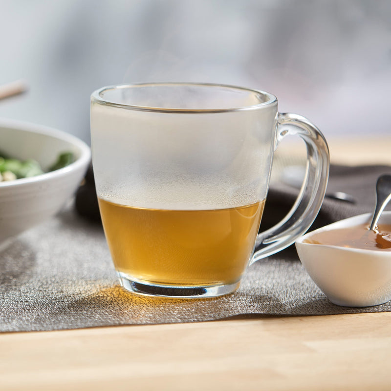 Libbey Beverageware Libbey Tapered Glass Mugs, 15.5-ounce, Set of 8