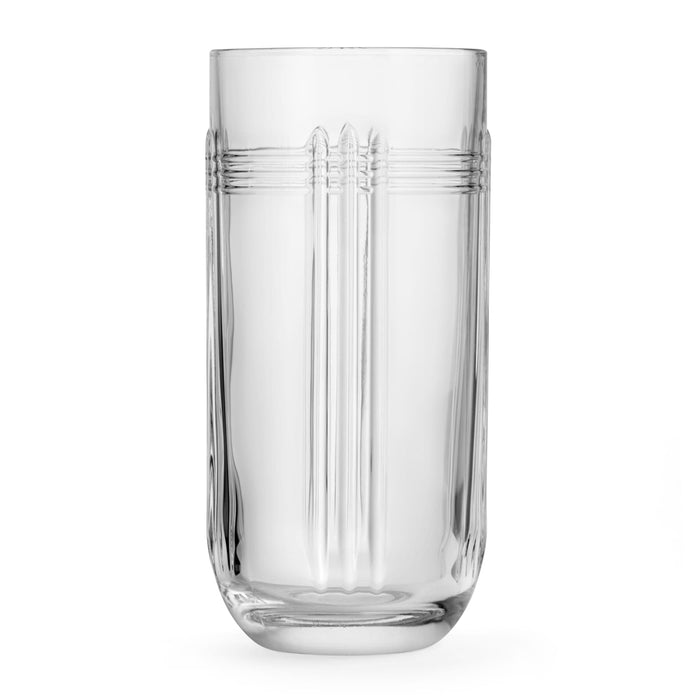 Libbey Beverageware Libbey The Gats Highball Drinking Glasses, 12 ounce, Set of 4