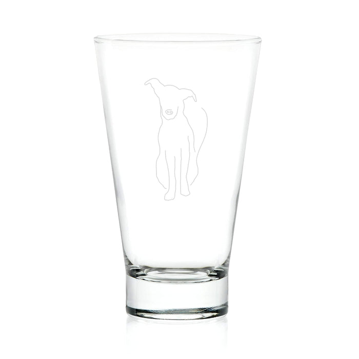 Libbey Cocktails and Spirits Libbey Modern Pets Arlo Tumbler Drinking Glasses, 14 ounce, Set of 4