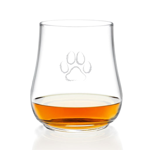 Libbey Cocktails and Spirits Libbey Modern Pets Posh Paw All-Purpose Glasses, 17-ounce, Set of 4