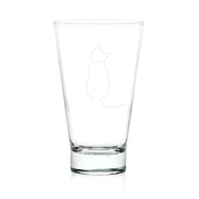 Libbey Cocktails and Spirits Libbey Modern Pets Simon Tumbler Drinking Glasses, 14 ounce, Set of 4