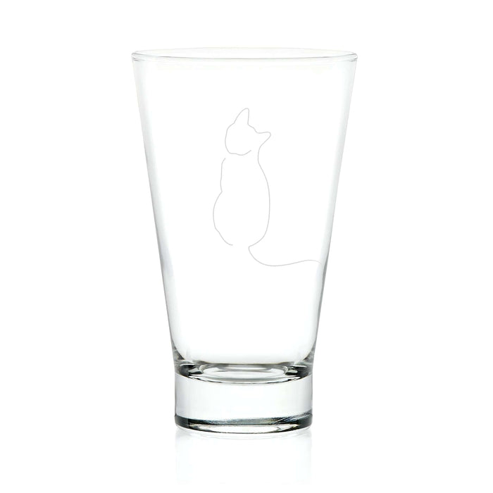 Libbey Cocktails and Spirits Libbey Modern Pets Simon Tumbler Drinking Glasses, 14 ounce, Set of 4