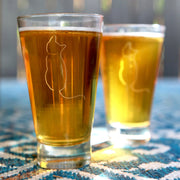 Libbey Cocktails and Spirits Libbey Modern Pets Simon Tumbler Drinking Glasses, 14 ounce, Set of 4