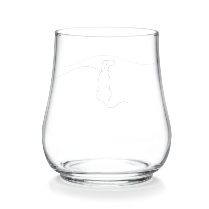 Libbey Cocktails and Spirits Libbey Modern Pets Woof All-Purpose Glasses, 17-ounce, Set of 4