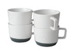 Libbey Dinnerware Libbey Austin 17.5-ounce Large Porcelain Coffee Mug, Set of 4