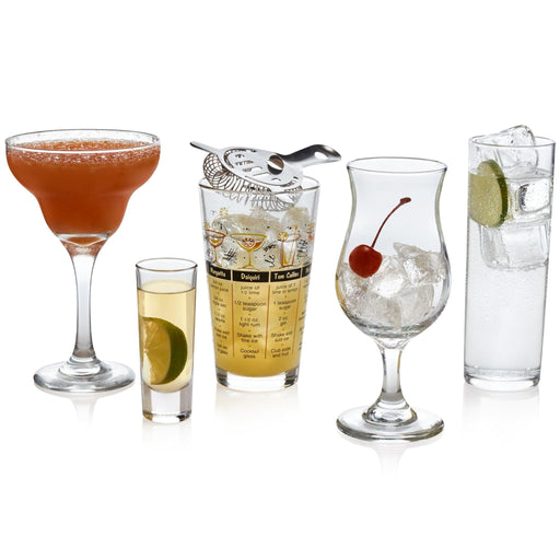 Libbey Entertaining Set Libbey Mixologist 18-Piece Bar in a Box Cocktail Set