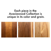 Libbey Serveware Libbey Acaciawood 4-Piece Cheese Board Serving Set with Glass Dome