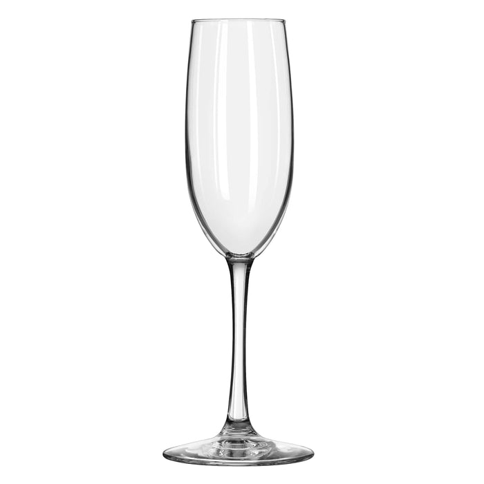 Libbey Stemware Libbey Entertaining Essentials Flute Glasses, 8-ounce, Set of 6