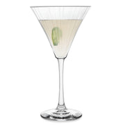 Libbey Stemware Libbey Paneled Martini Glasses, 9.5-ounce, Set of 4