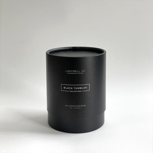 Lightwell Co. Cedar & Sandalwood Black Tumbler