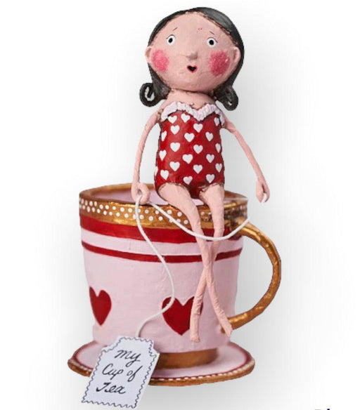 Lori Mitchell Collectible Figurines My Cup of Tea Valentine's Figure by Lori Mitchell