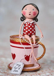 Lori Mitchell Collectible Figurines My Cup of Tea Valentine's Figure by Lori Mitchell