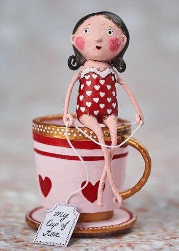 Lori Mitchell Collectible Figurines My Cup of Tea Valentine's Figure by Lori Mitchell