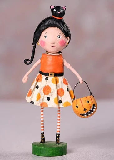 Lori Mitchell Figurines Kit Kat Halloween Figurine by Lori Mitchell *New for 2024*