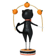 Lori Mitchell Figurines Toss a Jack Cat Halloween Figurine by Lori Mitchell *NEW FOR 2025*
