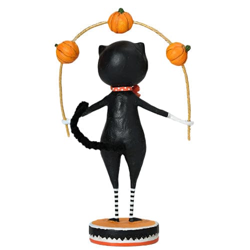 Lori Mitchell Figurines Toss a Jack Cat Halloween Figurine by Lori Mitchell *NEW FOR 2025*