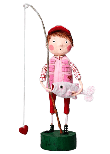 Lori Mitchell Figurines You're a Catch Valentine's Day Figurine by Lori Mitchell