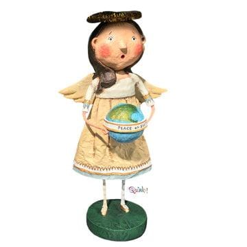 Lori Mitchell Seasonal Decor, Christmas Angel of Peace Figurine by Lori Mitchell