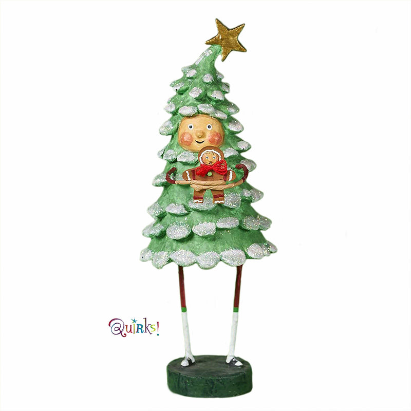 Lori Mitchell Seasonal Decor, Christmas Bruce Spruce Figurine by Lori Mitchell
