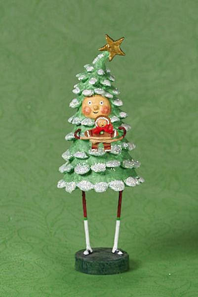 Lori Mitchell Seasonal Decor, Christmas Bruce Spruce Figurine by Lori Mitchell