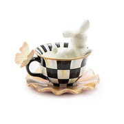 MacKenzie-Childs Accents Teacup Bunny