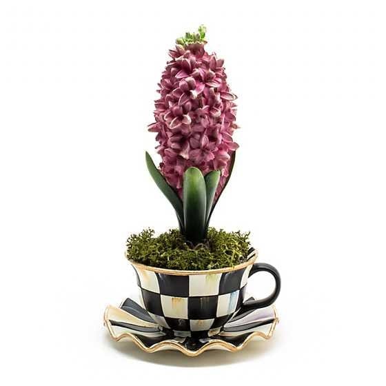 MacKenzie-Childs Accents Teacup Hyacinth