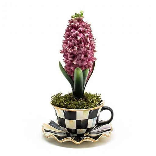 MacKenzie-Childs Accents Teacup Hyacinth