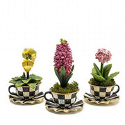 MacKenzie-Childs Accents Teacup Hyacinth