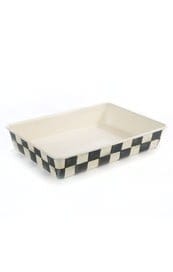 MacKenzie-Childs Baking Dishes Courtly Check Enamel Baking Pan - 9" x 13"