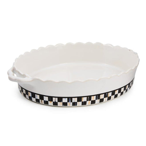 MacKenzie-Childs Baking Dishes Mackenzie-Childs Courtly Check Everyday Large Oval Baker