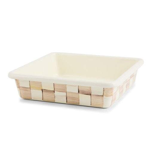 MacKenzie-Childs Baking Dishes Mackenzie-Childs Mocha Check 8" Square Baking Pan