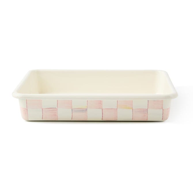 MacKenzie-Childs Baking Dishes Mackenzie-Childs Rosy Check 9" x 13" Baking Pan