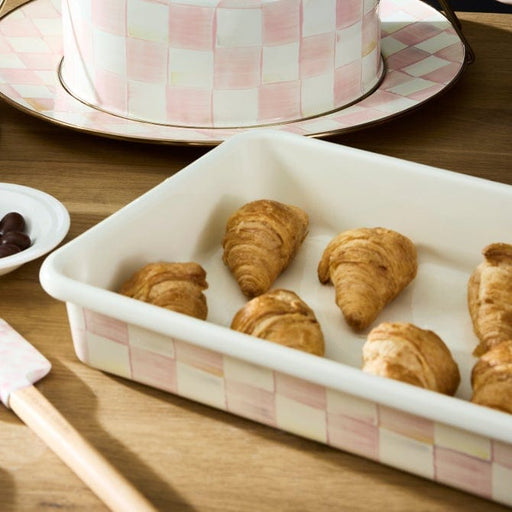 MacKenzie-Childs Baking Dishes Mackenzie-Childs Rosy Check 9" x 13" Baking Pan