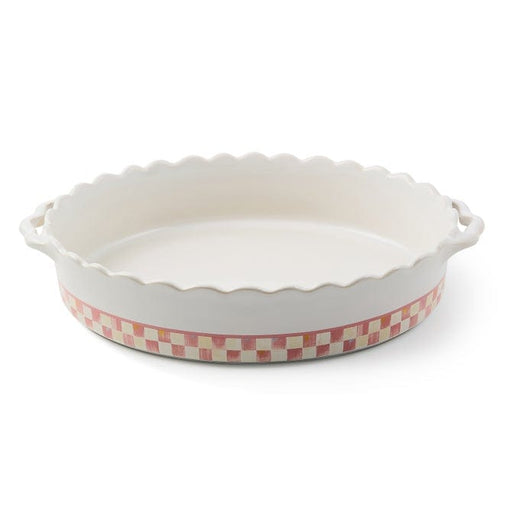 MacKenzie-Childs Baking Dishes Mackenzie-Childs Rosy Check Everyday Large Oval Baker
