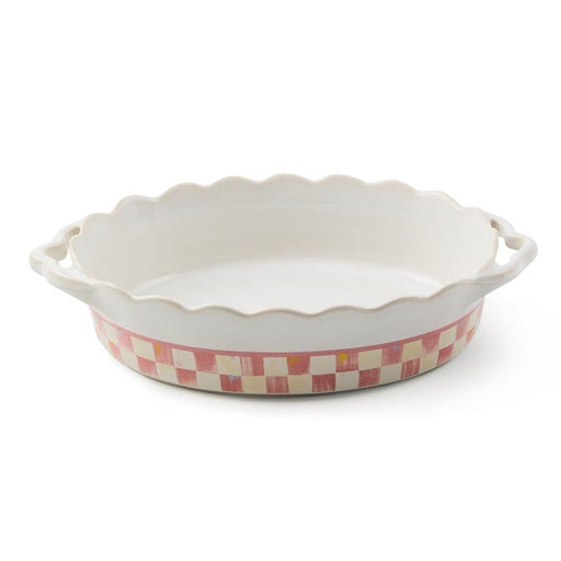 MacKenzie-Childs Baking Dishes Mackenzie-Childs Rosy Check Everyday Small Oval Baker