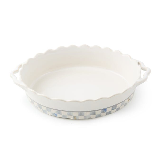MacKenzie-Childs Baking Dishes Mackenzie-Childs  Sterling Check Everyday Medium Oval Baker