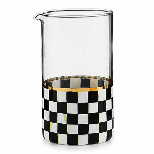 MacKenzie-Childs Bar Accessories Courtly Check Mixing Glass