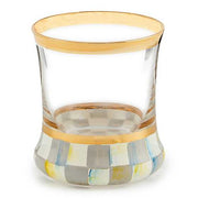 MacKenzie-Childs Bar Accessories Sterling Check Shot Glass