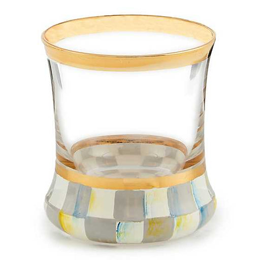 MacKenzie-Childs Bar Accessories Sterling Check Shot Glass