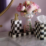 MacKenzie-Childs Bath Accessories Courtly Check Capiz Vanity Tray