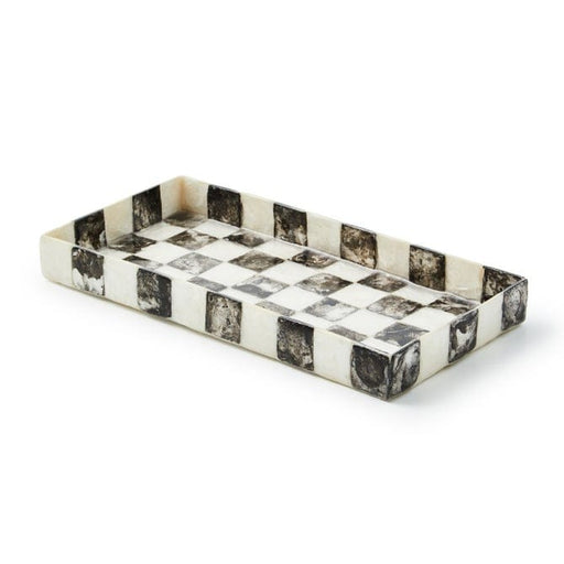 MacKenzie-Childs Bath Accessories Courtly Check Capiz Vanity Tray
